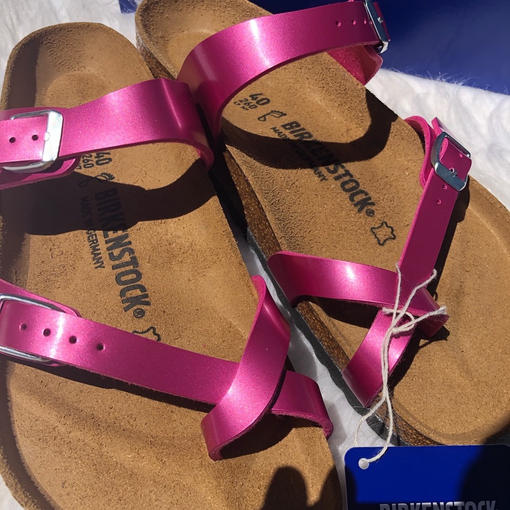 Birkenstock Mayari metallic magenta sandal NWT - Picture 5 of 13